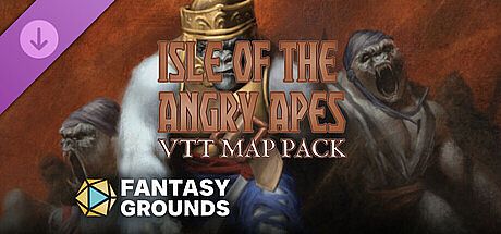 Fantasy Grounds - VTT Map Pack: Isle of the Angry Apes DLC