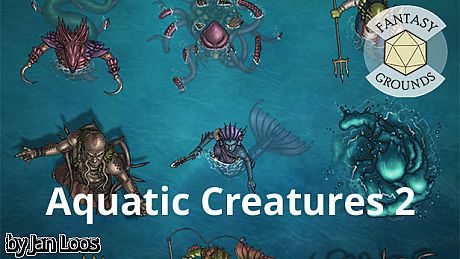 Fantasy Grounds - Jans Token Pack 32 - Aquatic Creatures 2 DLC