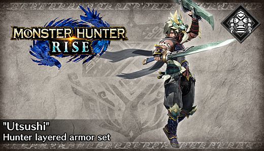 Monster Hunter Rise - "Utsushi" Hunter layered armor set