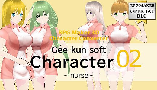 RPG Maker 3D Character Converter - Gee-kun-soft character 02 nurse