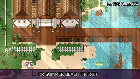 RPG Maker MV - KR Summer Beach Tileset DLC