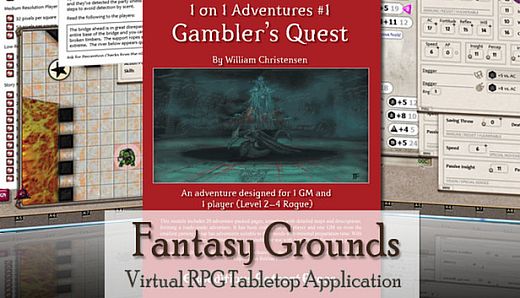 Fantasy Grounds - 3.5E/PFRPG: Gambler's Quest - 1 on 1