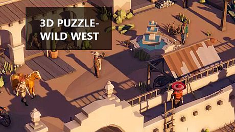 3D PUZZLE - Wild West Game