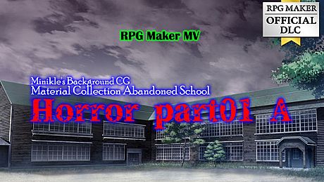 RPG Maker MV - Minikle's Background CG Material Collection Abandoned School  Horror part01 A DLC