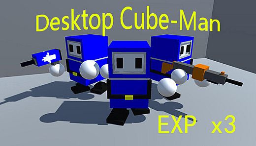 Desktop Cube-Man Triple Exp