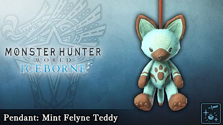 Monster Hunter World: Iceborne - Pendant: Mint Felyne Teddy DLC
