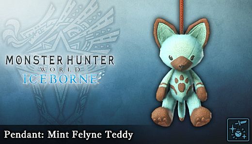 Monster Hunter World: Iceborne - Pendant: Mint Felyne Teddy