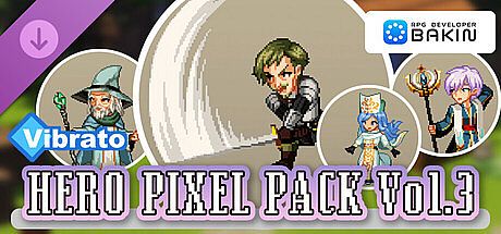 RPG Developer Bakin Vibrato HERO PIXEL PACK Vol.3 DLC