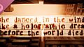 she danced in the wind like a holographic dream before the world died Soundtrack