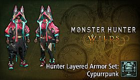 Monster Hunter Wilds - Hunter Layered Armor Set: Cypurrpunk