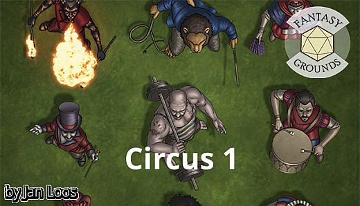 Fantasy Grounds - Jans Token Pack 34 - Circus