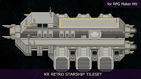 RPG Maker MV - KR Retro Starship Tileset DLC