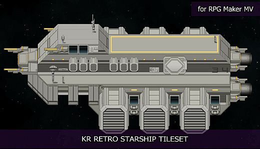 RPG Maker MV - KR Retro Starship Tileset