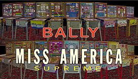 Bingo Pinball Gameroom - Bally Miss America Supreme
