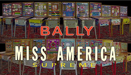 Bingo Pinball Gameroom - Bally Miss America Supreme