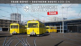 City Transport Simulator: Tram Depot + Southern-Route Add-On