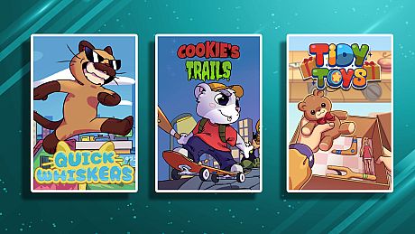 Quick Whiskers + Cookie's Trails +Tidy Toys (Bundle) Game