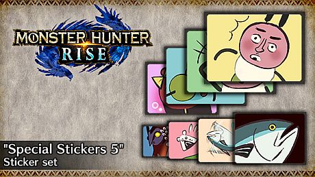 MONSTER HUNTER RISE - "Special Stickers 5" Sticker set DLC
