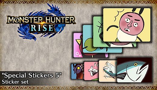 MONSTER HUNTER RISE - "Special Stickers 5" Sticker set