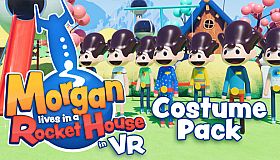 Morgan lives in a Rocket House in VR - "Tip Jar" Costume Pack