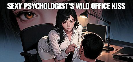 Sexy Psychologist's Wild Office Kiss Game