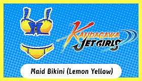 Kandagawa Jet Girls - Maid Bikini (Lemon Yellow)