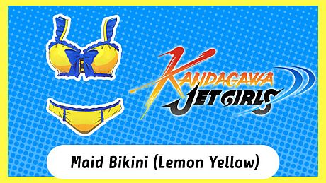 Kandagawa Jet Girls - Maid Bikini (Lemon Yellow) DLC