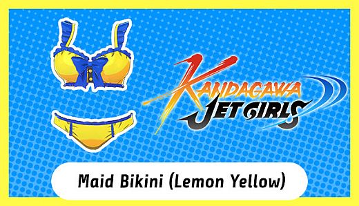 Kandagawa Jet Girls - Maid Bikini (Lemon Yellow)