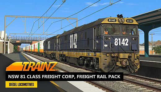 Trainz Plus DLC - NSW 81 Class Freight Corp, Freight Rail Pack