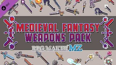 RPG Maker MZ - Medieval Fantasy Weapons Pack DLC