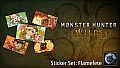 Monster Hunter Wilds - Zestaw naklejek: Tańczący Ogień