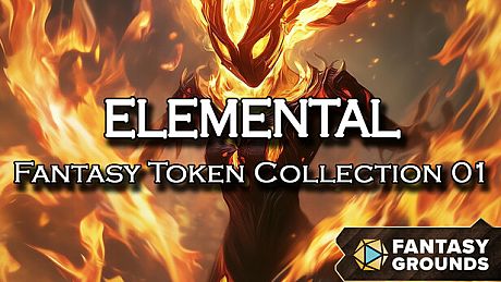 Fantasy Grounds - Fantasy Token Collection - Elemental 01 DLC