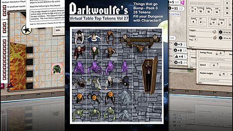 Fantasy Grounds - Darkwoulfe's Volume 27 - Things that go Bump Pack 3 (Token Pack) DLC