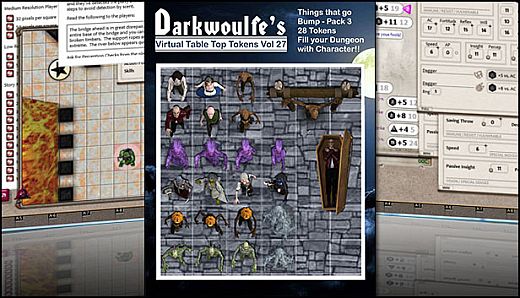 Fantasy Grounds - Darkwoulfe's Volume 27 - Things that go Bump Pack 3 (Token Pack)