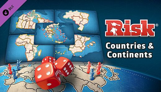 RISK: Global Domination - Countries & Continents Map Pack