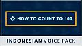 How to Count to 100 - Indonesian Voice Pack