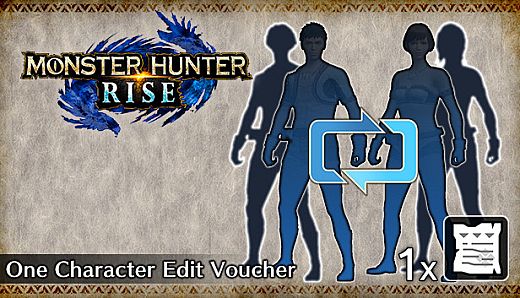 MONSTER HUNTER RISE - One Character Edit Voucher