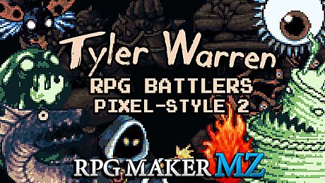 RPG Maker MZ - Tyler Warren RPG Battlers Pixel-Style 2 DLC