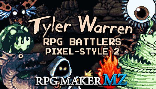 RPG Maker MZ - Tyler Warren RPG Battlers Pixel-Style 2