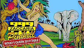 Zaccaria Pinball - Wood's Queen 2019 Table
