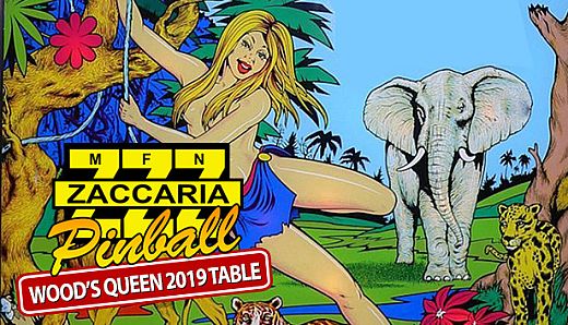 Zaccaria Pinball - Wood's Queen 2019 Table