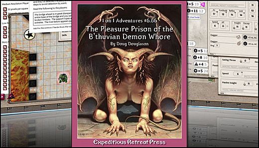 Fantasy Grounds - 1 on 1 Adventures #6.66: The Pleasure Prison (3.5E/PFRPG)