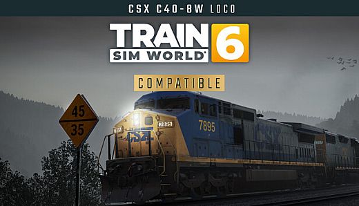 Train Sim World 6: CSX C40-8W Loco Add-On