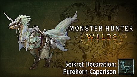 Monster Hunter Wilds - Seikret Decoration: Purehorn Caparison DLC