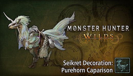 Monster Hunter Wilds - Seikret Decoration: Purehorn Caparison