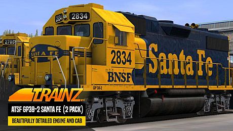 Trainz 2022 DLC - ATSF GP38-2 Santa FE (2 Pack) DLC