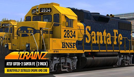 Trainz 2022 DLC - ATSF GP38-2 Santa FE (2 Pack)
