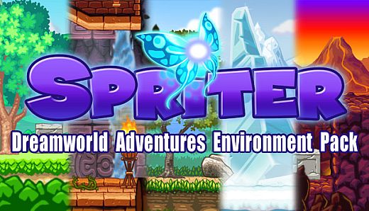 Spriter: Dreamworld Adventures Environment Art Pack