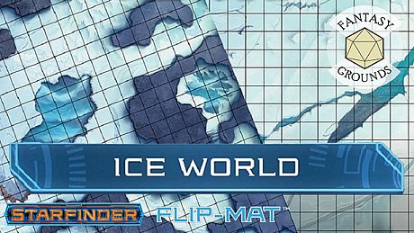 Fantasy Grounds - Starfinder RPG - Flipmat - Ice World DLC