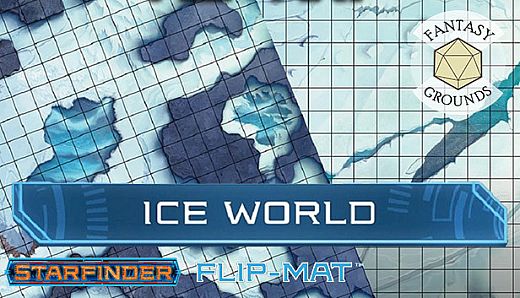 Fantasy Grounds - Starfinder RPG - Flipmat - Ice World